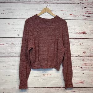 Free People Chunky Knit Sweater Red Size Small Boho